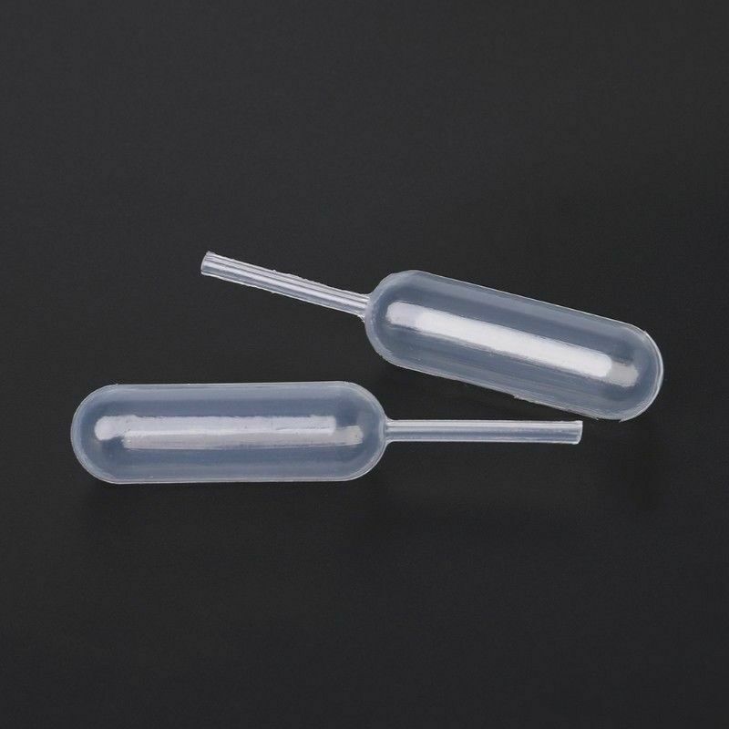 50 PCS 4ml Plastic Squeeze Transfer Pipettes Dropper For Cup Cakes Strawberries