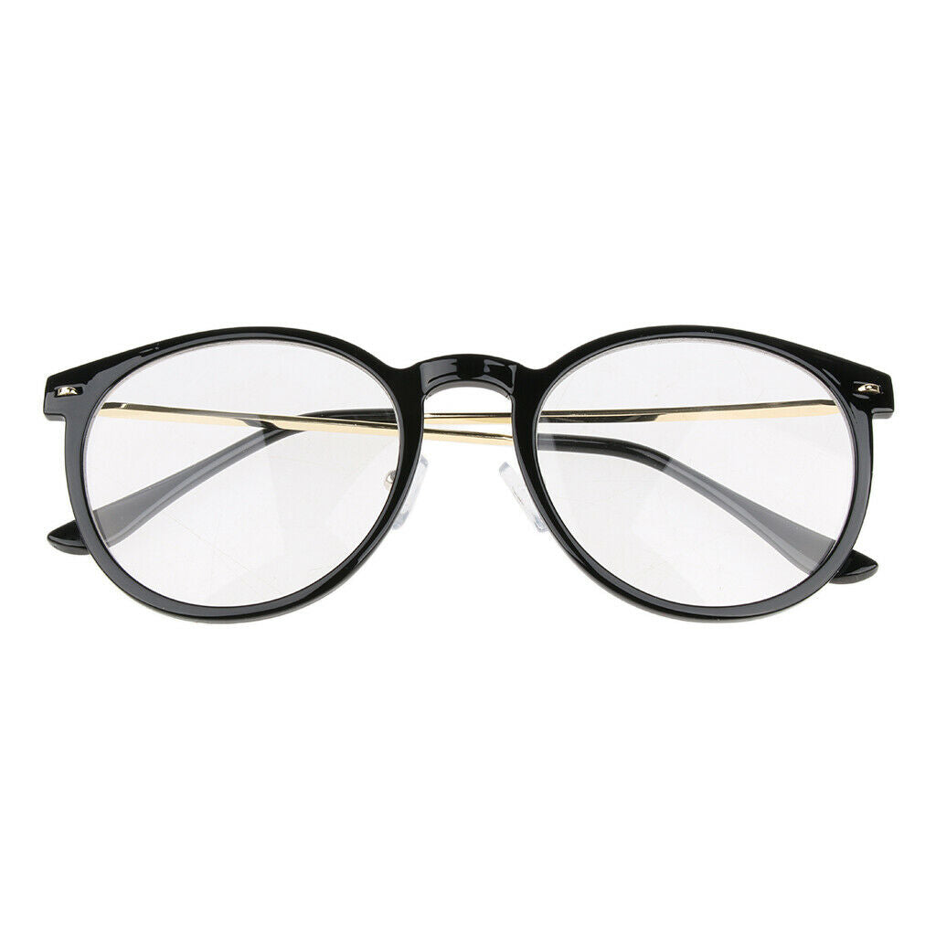 Fashion Unisex Retro Spectacles Eyeglasses Round Frame Eyewear Glasses 03