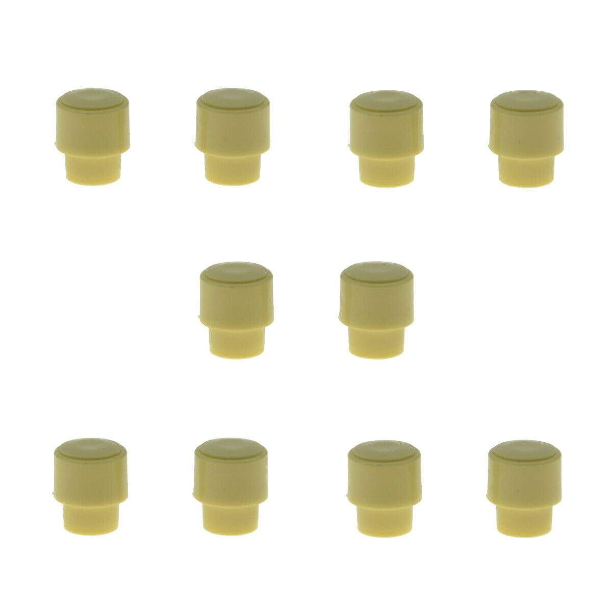10x Ivory Guitar 3 & 4 Way Pickup Switch Tip Cap Barrel Switch Knob For USA Tele