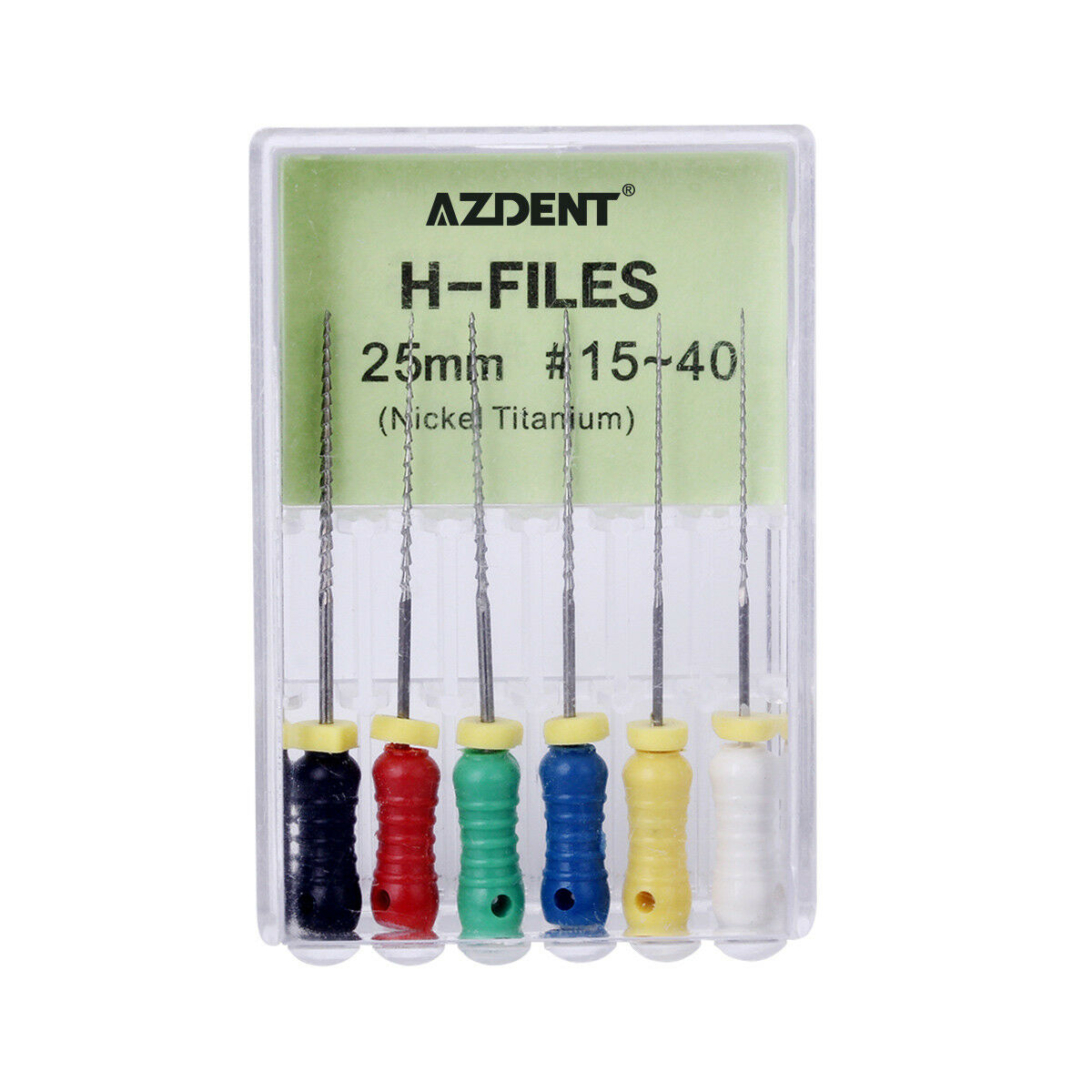 20 Pack Dental Niti H-File Hand Use Files Endodontic Instruments 25mm #15-40