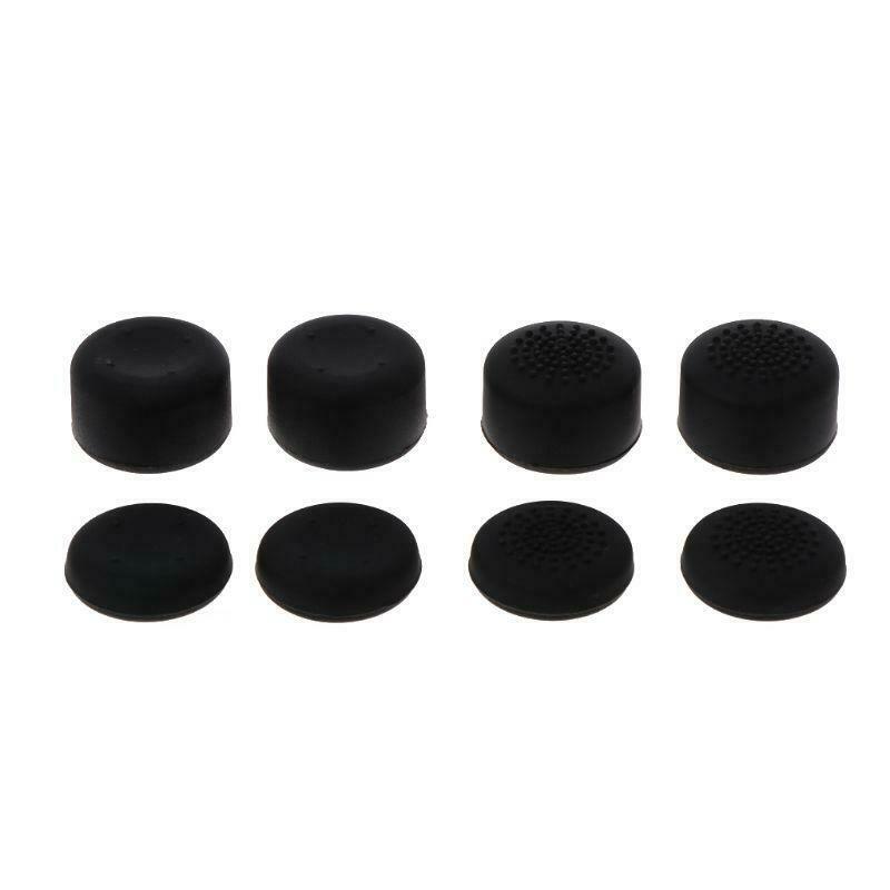 8Pcs Thumb Rubber Silicone Cap Stick Enhance Cover Case Skin Joystick Grip