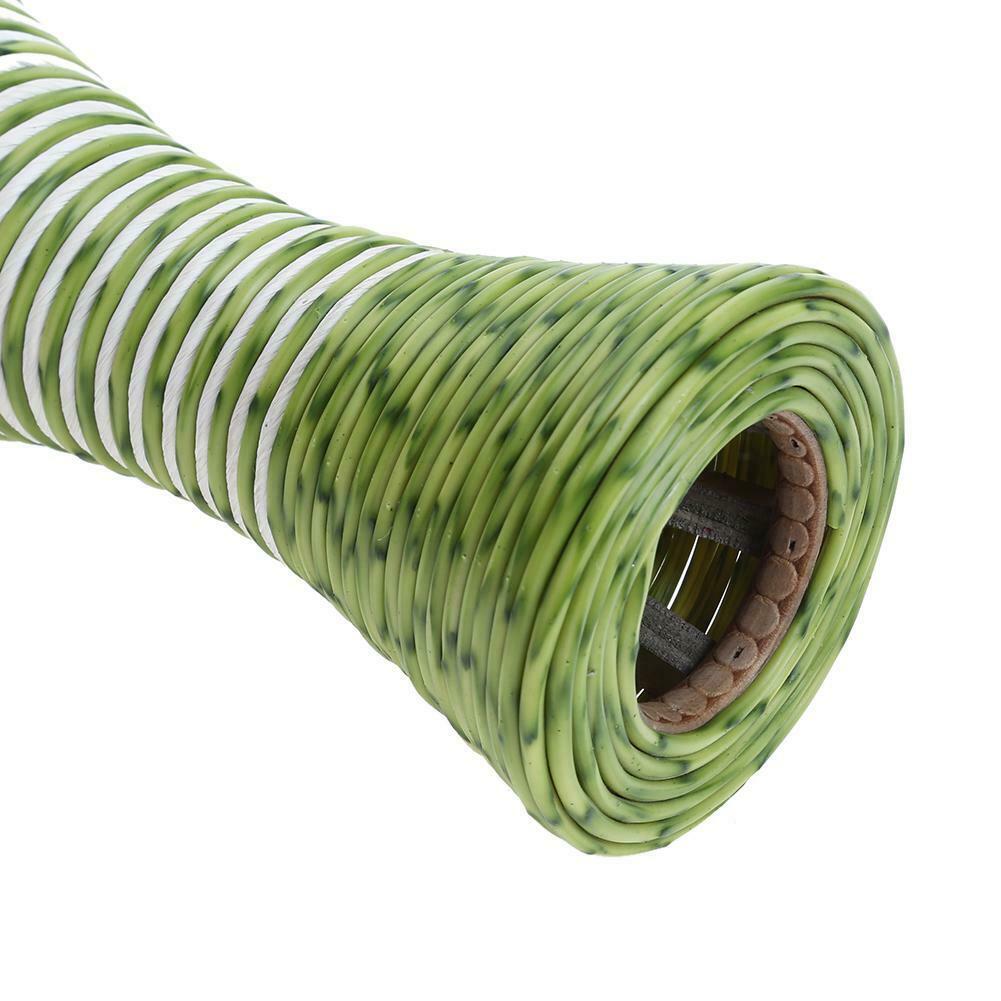Handmade Simple Plastic Rattan Woven Flower Vase Home Office Desk Decor @