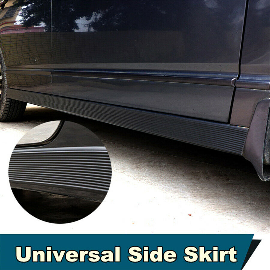 2M Rubber CarSide Skirt Anti-collision Scratch-resistant Protective Strip Rocker