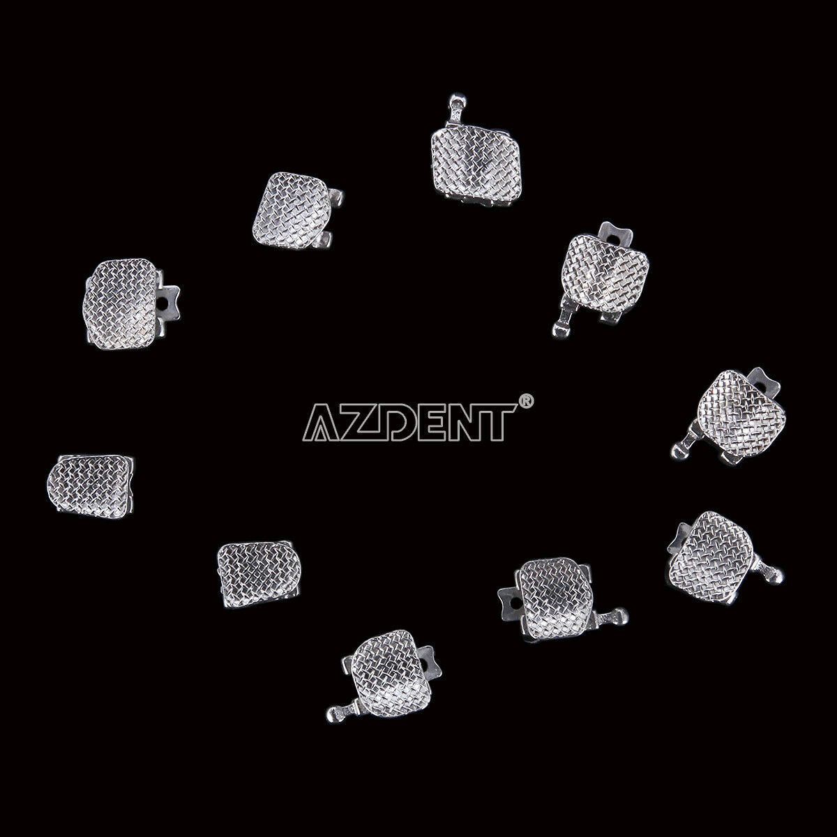 5X Dental Orthodontic self-ligating brackets braces Roth .022 3 4 5 Hooks AZDENT