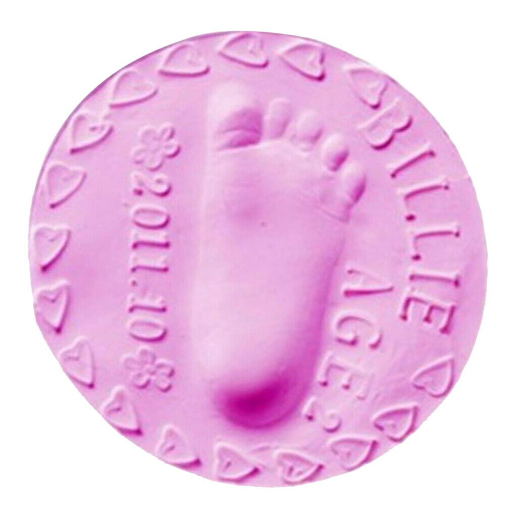 2 Fingerprint Handprint Baby Drying Clay