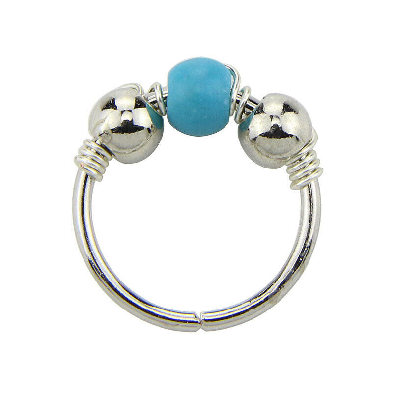 12Pcs/Set Hoop Nose Ear Rings Tragus Cartilage Earrings Piercing Body Jewe.l8