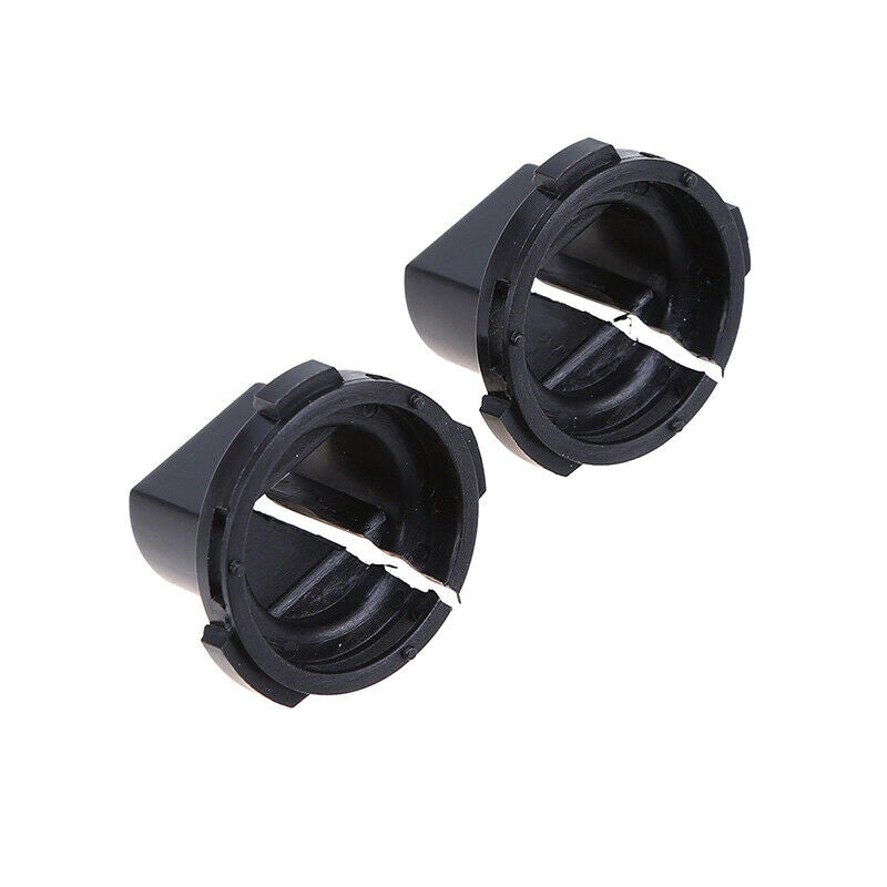 Black H7 HID Headlight Bulb Adapters Base Holders For Ford Maverick Universal