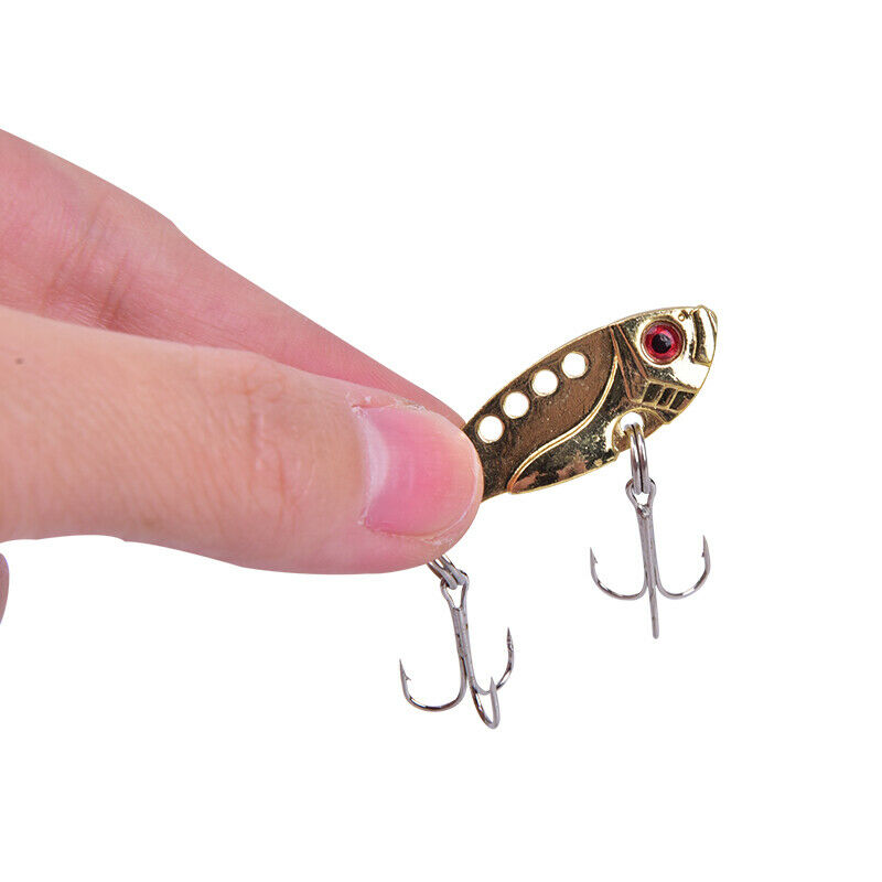 4pcs/lot Metal Fishing Lure VIB 3.5cm/3.5g Bass Artificial Hard Bait Cicada L.DD