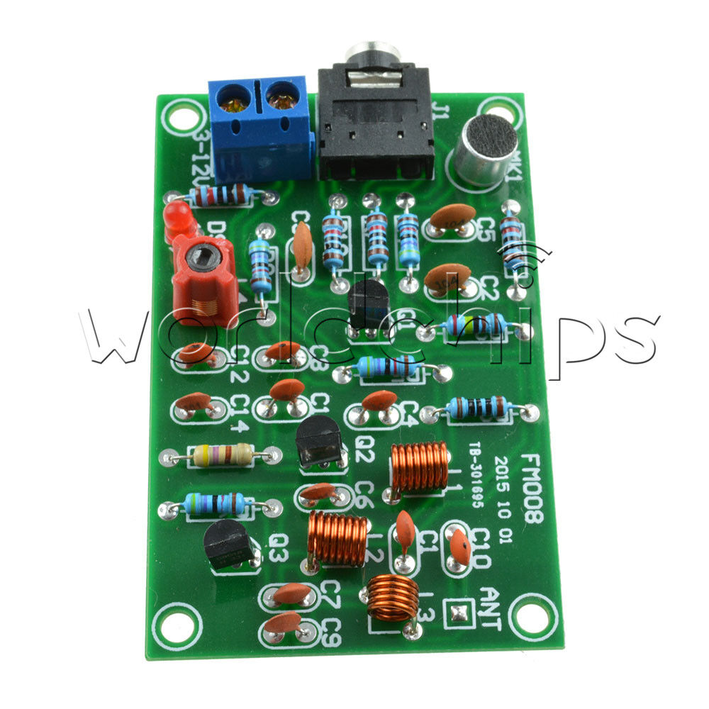 76-110MHz FM Radio Transmitter Repeater MP3 Audio Wireless Transmitter Module WC