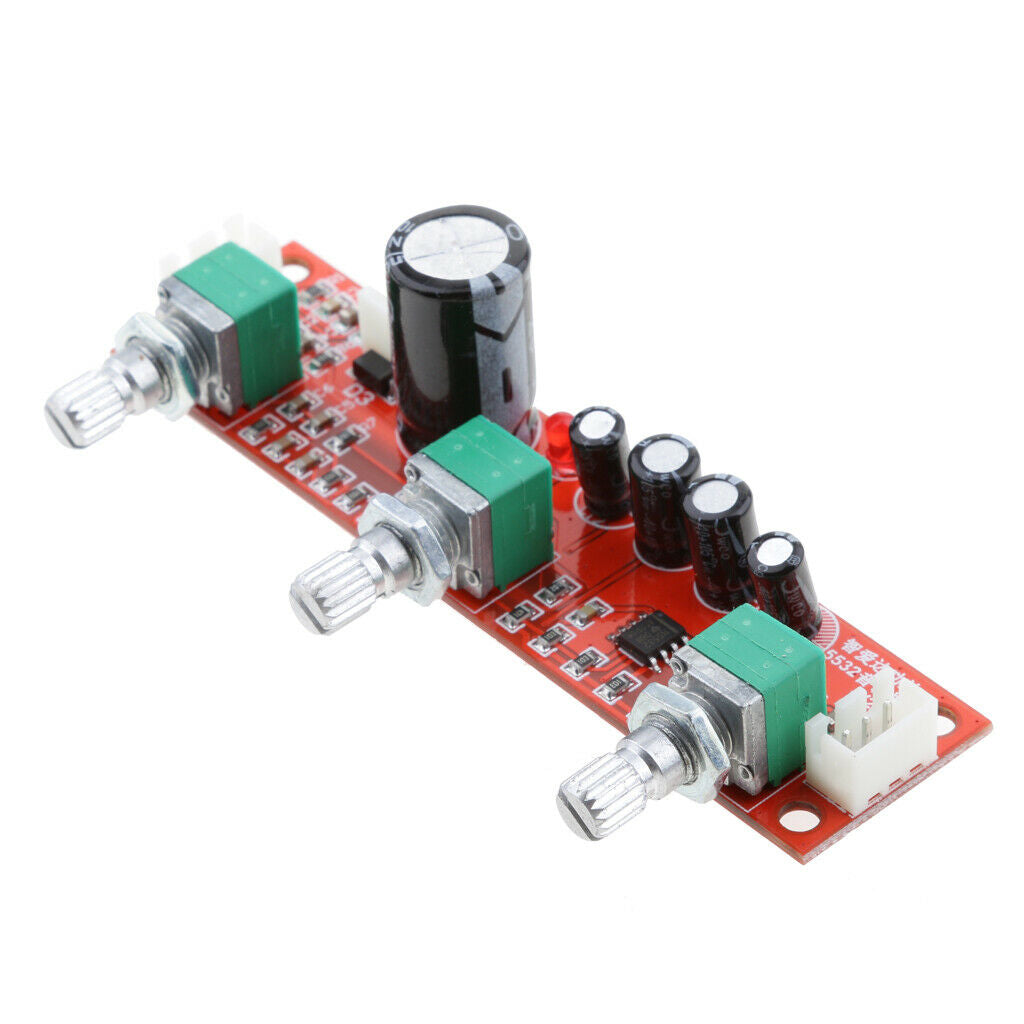 NE5532 Stereo Circuit Board Preamplifier Tone Adjustment Volume Control Unit