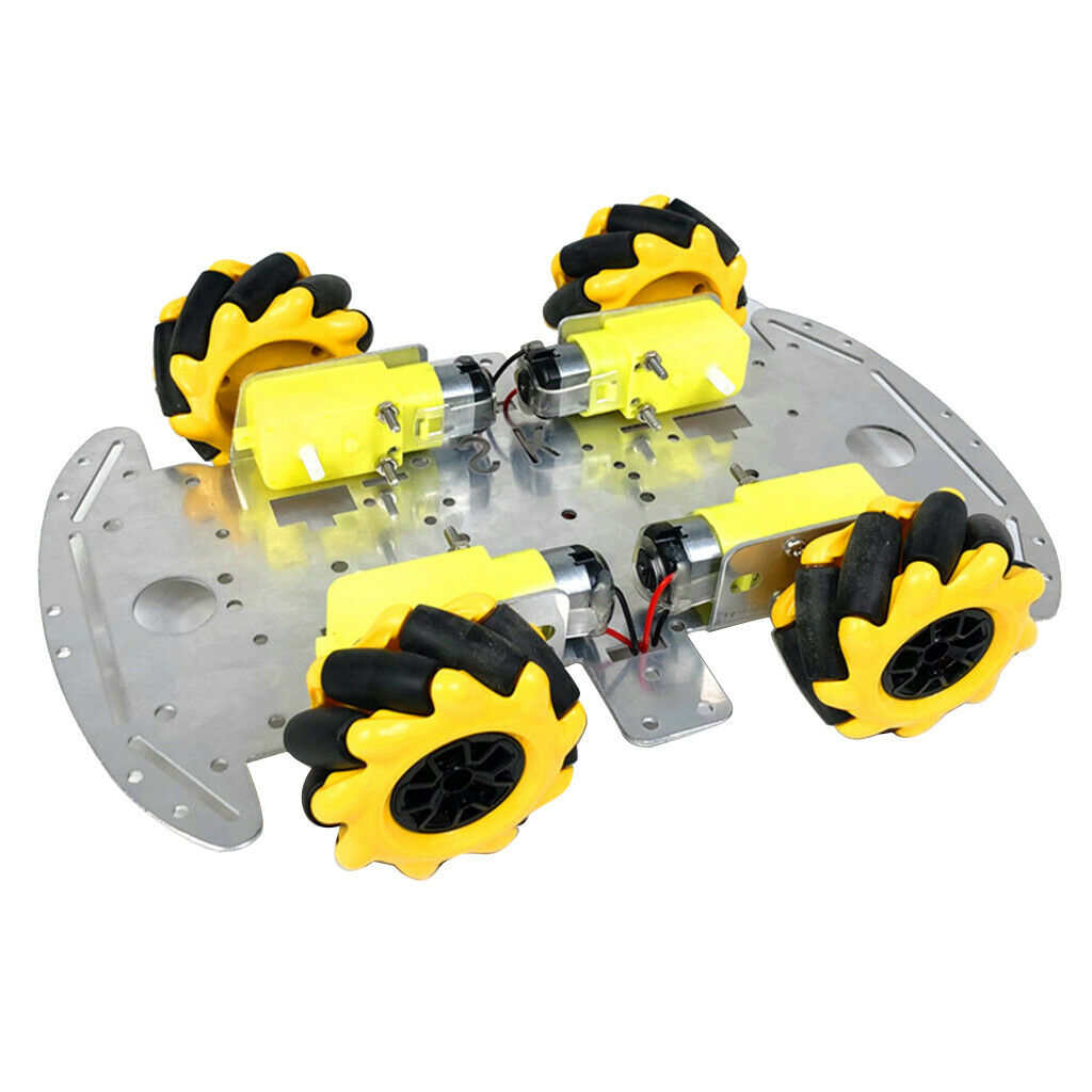 Smart   Car   Robot   Chassis   DIY   Kit  (  TT   Motor ,  Coupling ,  Mecanum