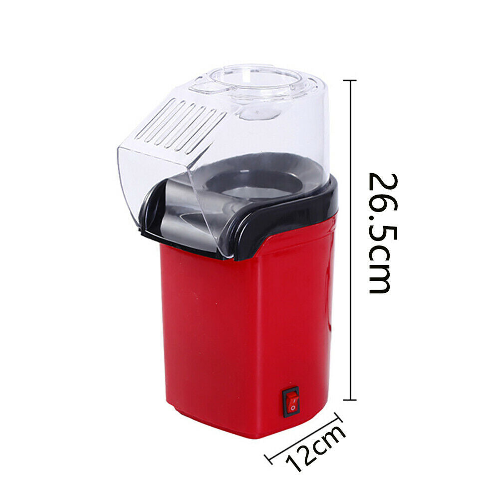 Home Party Electric Hot Air Popcorn Maker Machine No oil need Healthy Delicious
