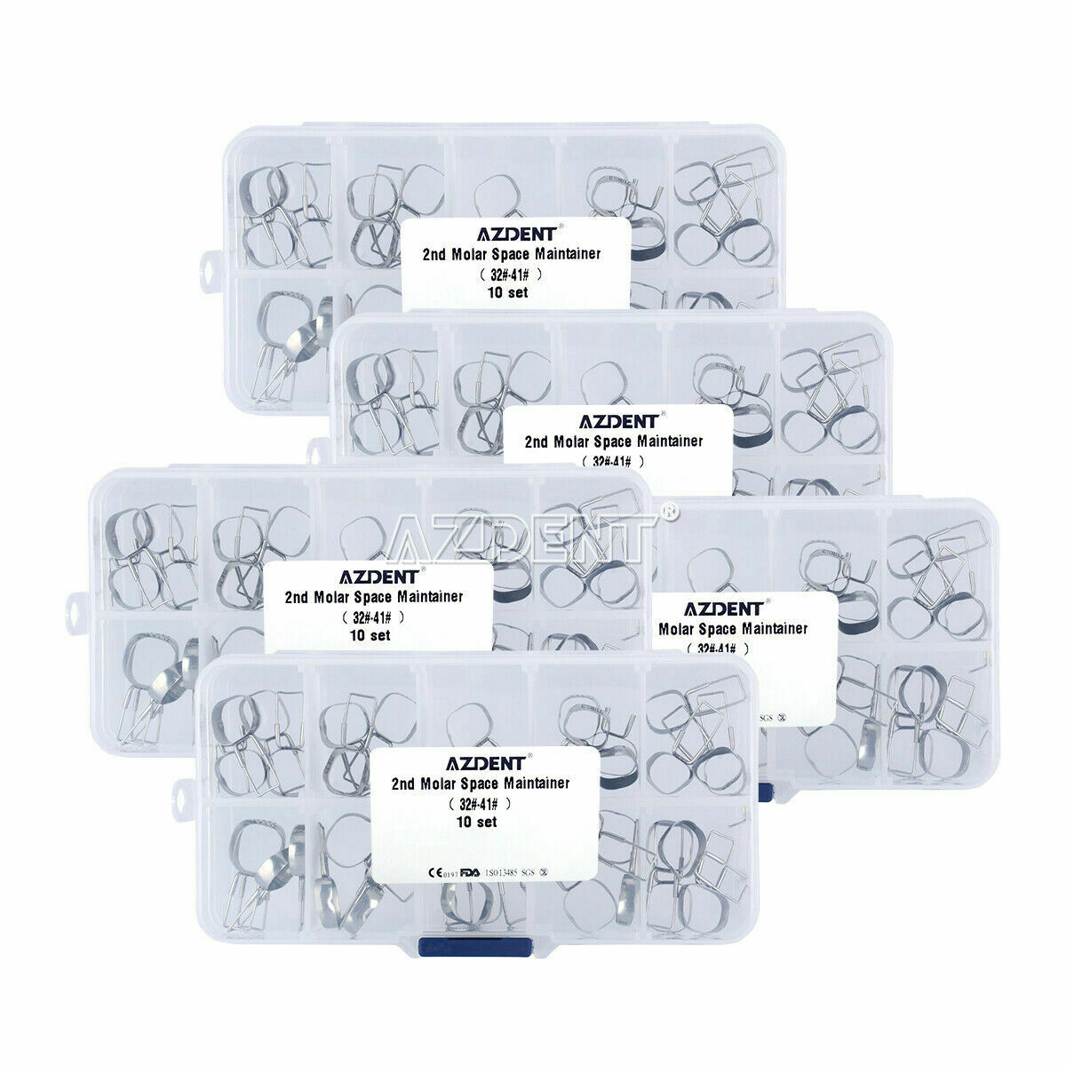 Dental Mini Orthodontic Bracket Tube Wire Bite Turbo Injection Mould Kit AZDENT