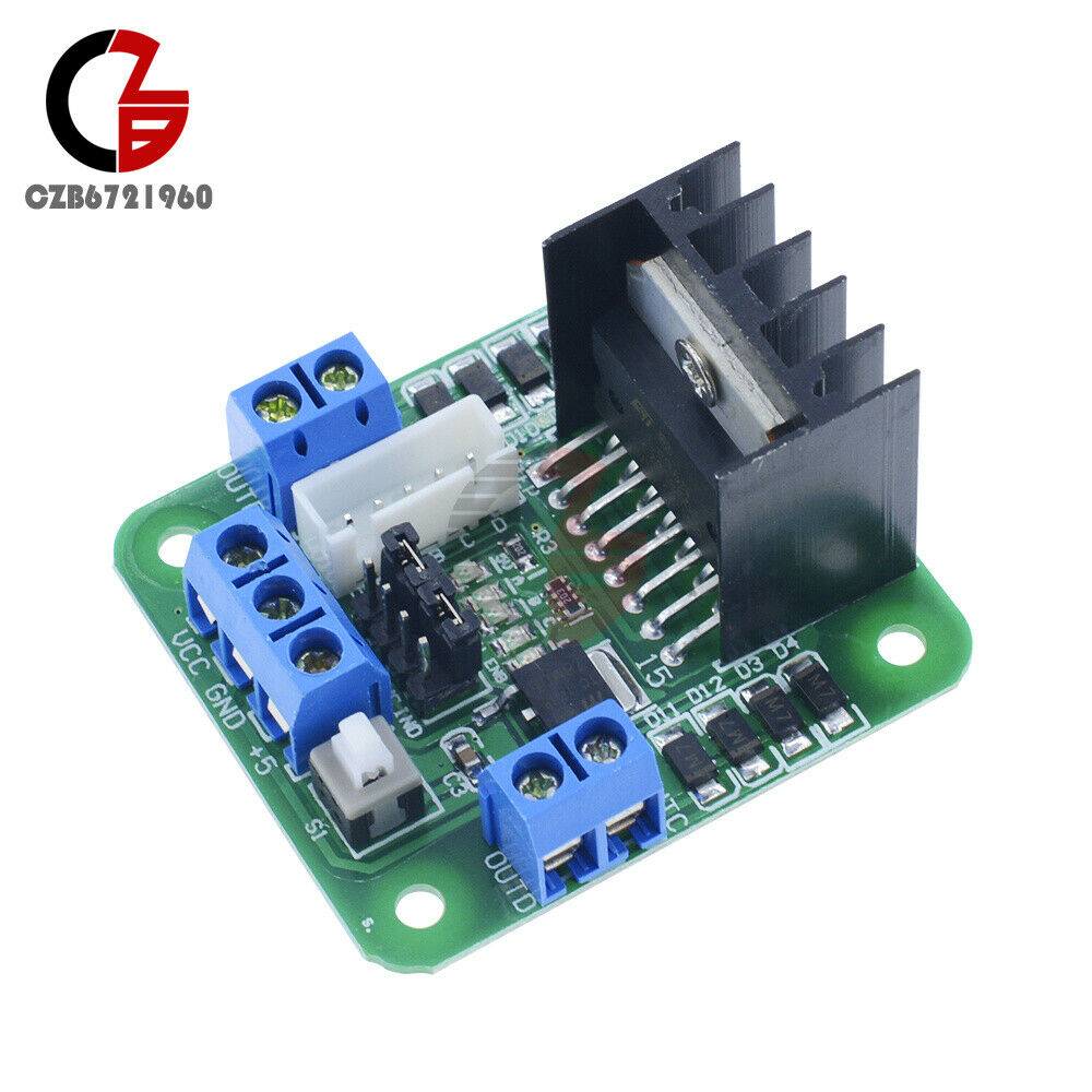 5Pcs L298N Dual H Bridge DC 5V Stepper Motor L298N Drive Controller Board Module