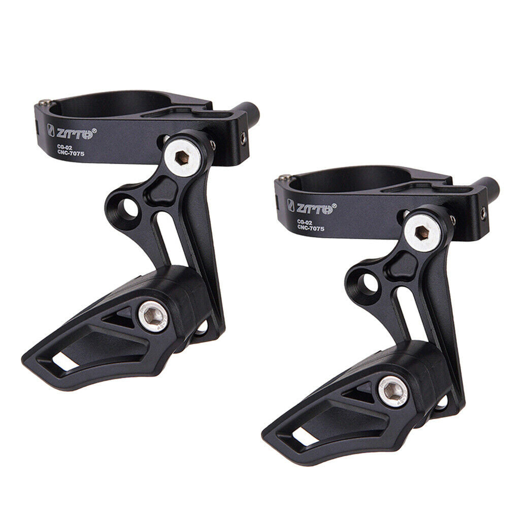 2x Lightweight Bike Guide Chain Protector Folding Disc Chain Guid Bash Guard