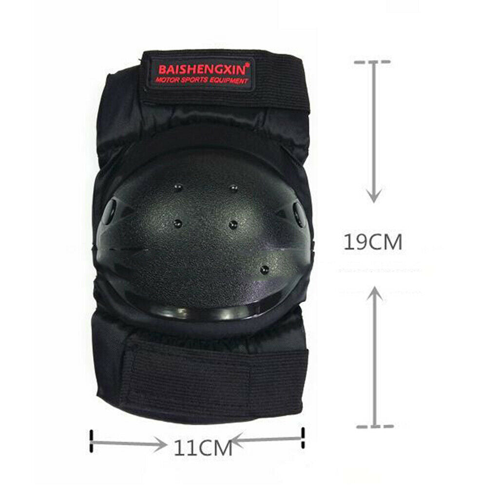 Motorcycle Body Protector Multi-Sport 2 Elbow & 2 Knee Pad Safety Set