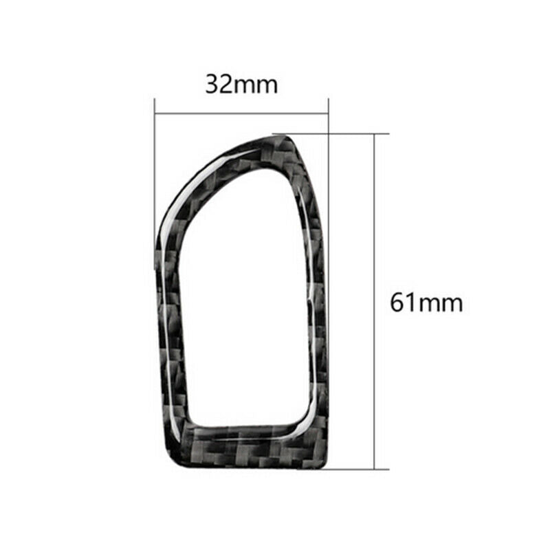 Carbon Fiber Rear Trunk Switch Button Frame Trim For Audi A4 B8 A5 Q5 2009-2016