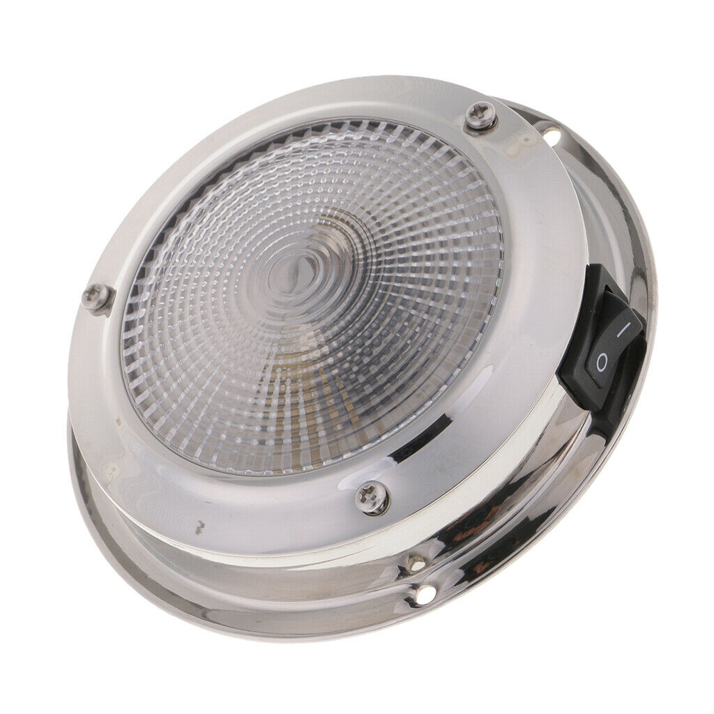 Interior Ceiling Dome Light for Boat Marine Yacht Car Motorhome, New