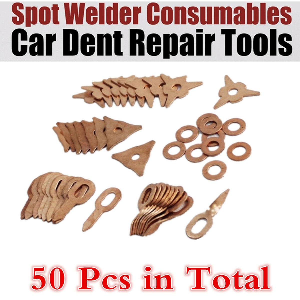 Dent Puller Triangle/Straight &Twisted Pull Rings/Star Pulling Pads/Round Washer