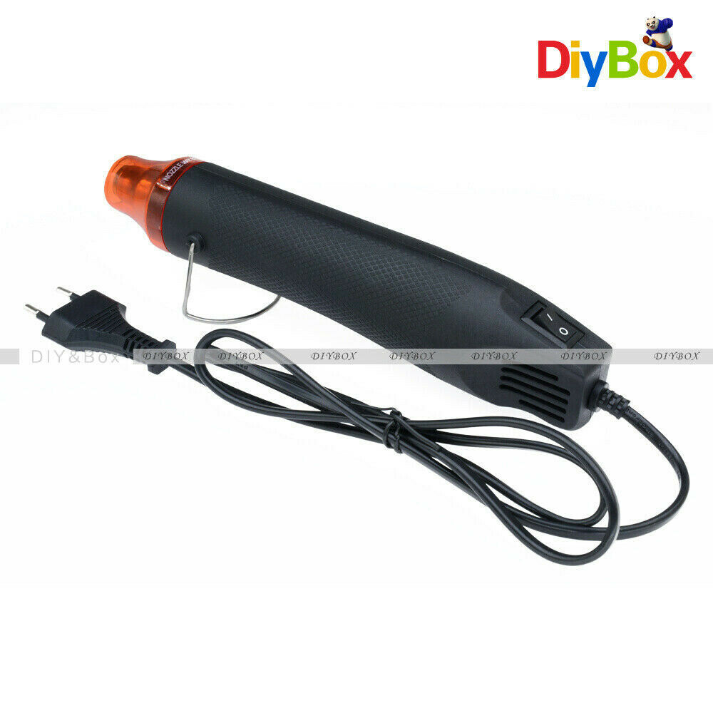 220V 300W Heat Gun Shrink Hot Air Temperature Electric Power Nozzles Tool ZIP