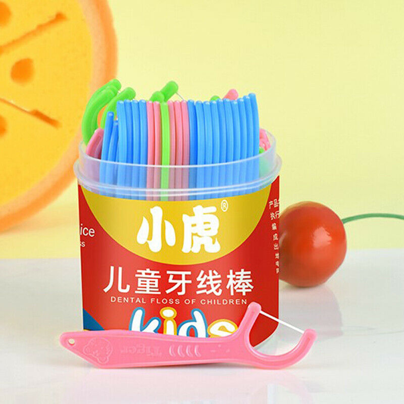 Fashion Dental Floss Stick Flossing String Toothpicks Flossers Tooth Clea.l8