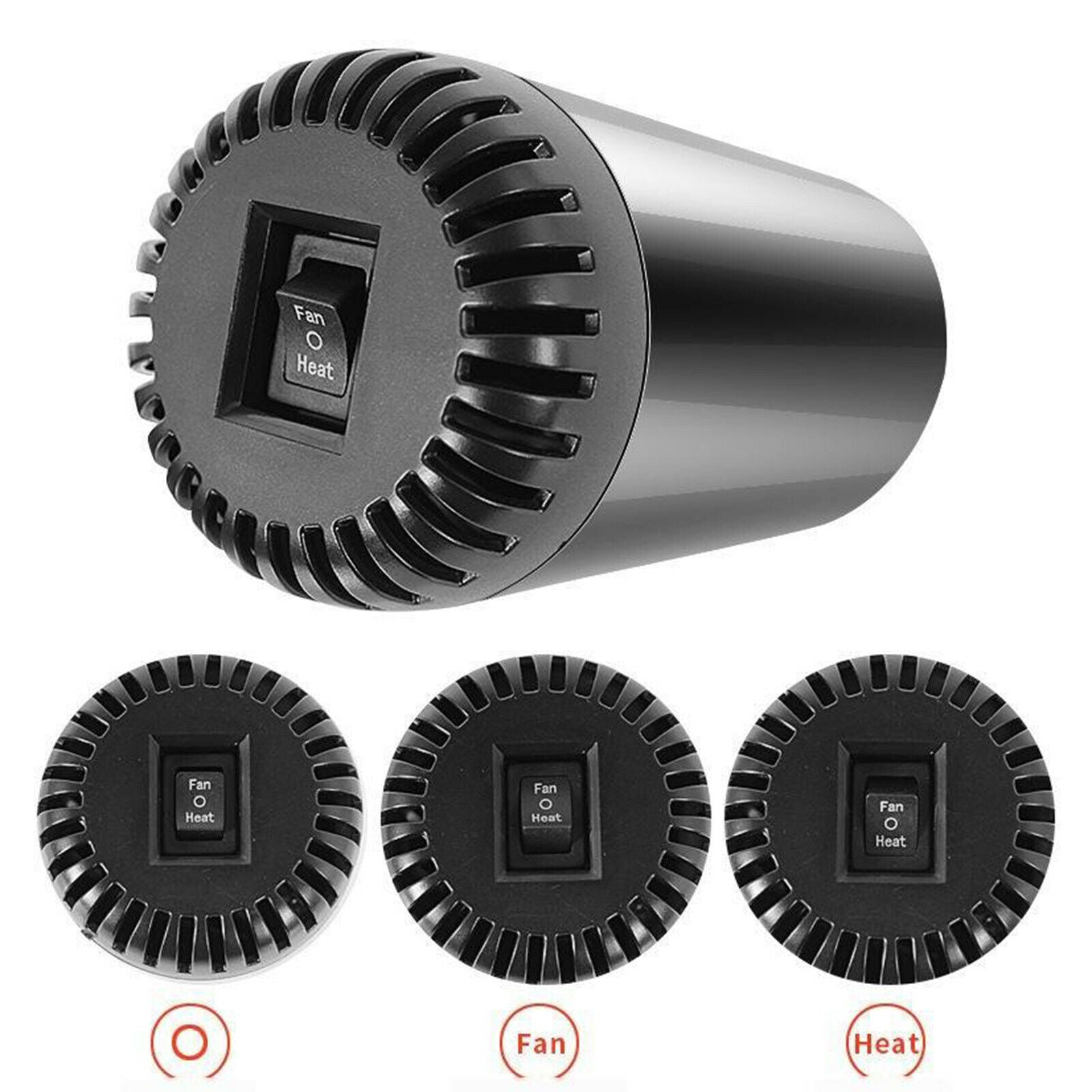 12V 65W Portable Car Heater Windshield Heater Fan Windscreen Defrost Defogger