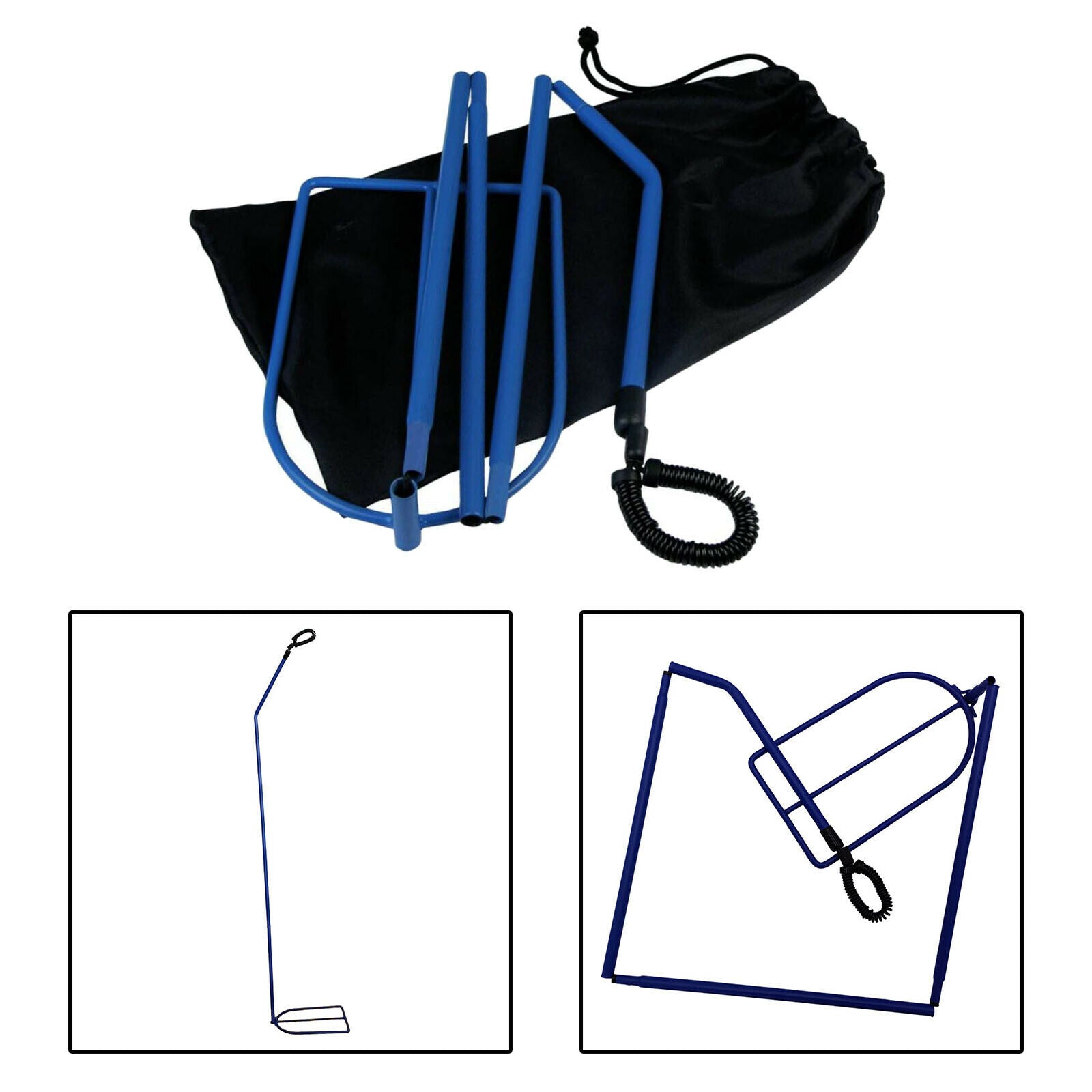 Adjustable Foldable Cpap Hose Holder Bed Sleep  Proof Wellness Blue