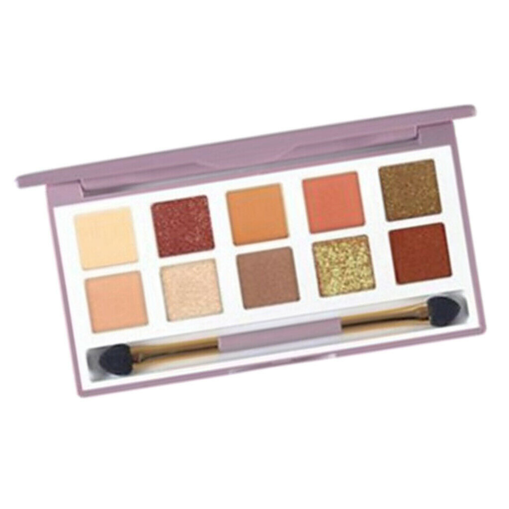 10 Colors Eyeshadow Palette Long Wearing Eye Shadow Pressed Powder 03