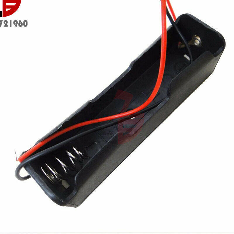 5PCS 18650 Plastic Battery Storage Case Box Holder With Wire Cables For Battery