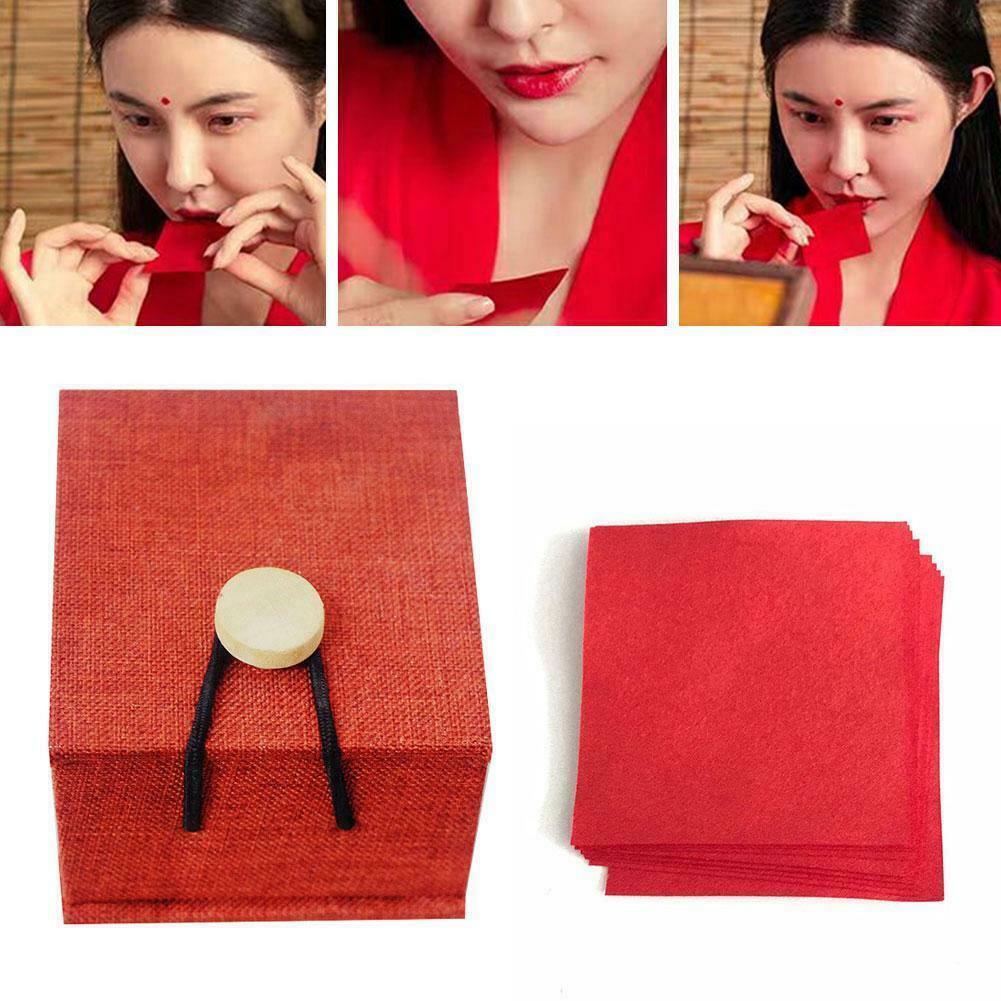 12pcs Chinese Retro Lipstick Paper Disposable Lipsticks Rouge Easy Color s