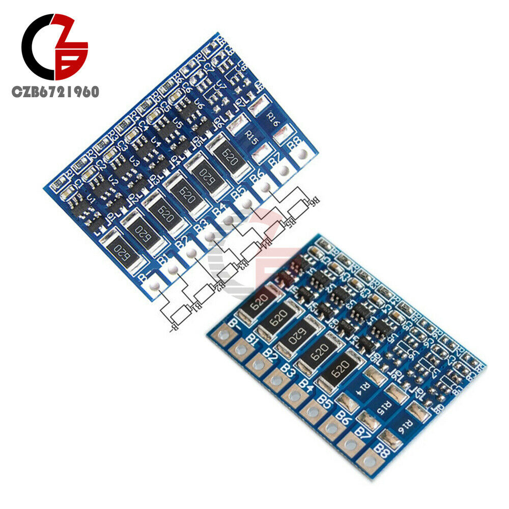 6S 6Cell 25.2V 18650 Li-ion Lithium Battery Charger Module Polymer Balance Board