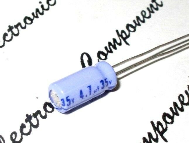 10pcs-MATSUSHITA 4.7uF(4.7µF 4,7uF) 35V Radial Electrolytic Capacitor JAPAN