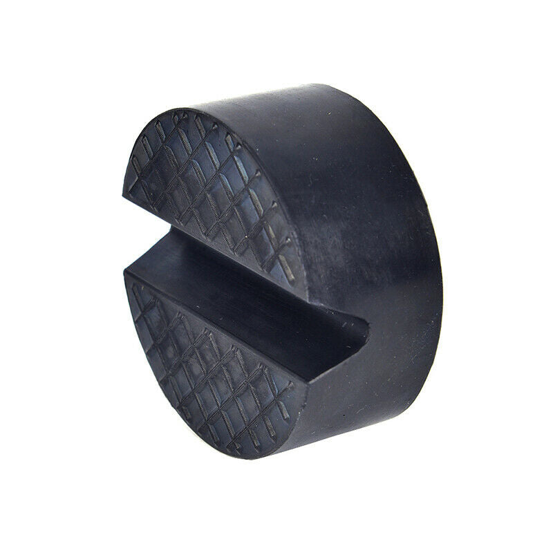 Black Rubber Slotted Floor Jack Pad Frame Rail Adapter For Pinch Weld Pad Hu SJ