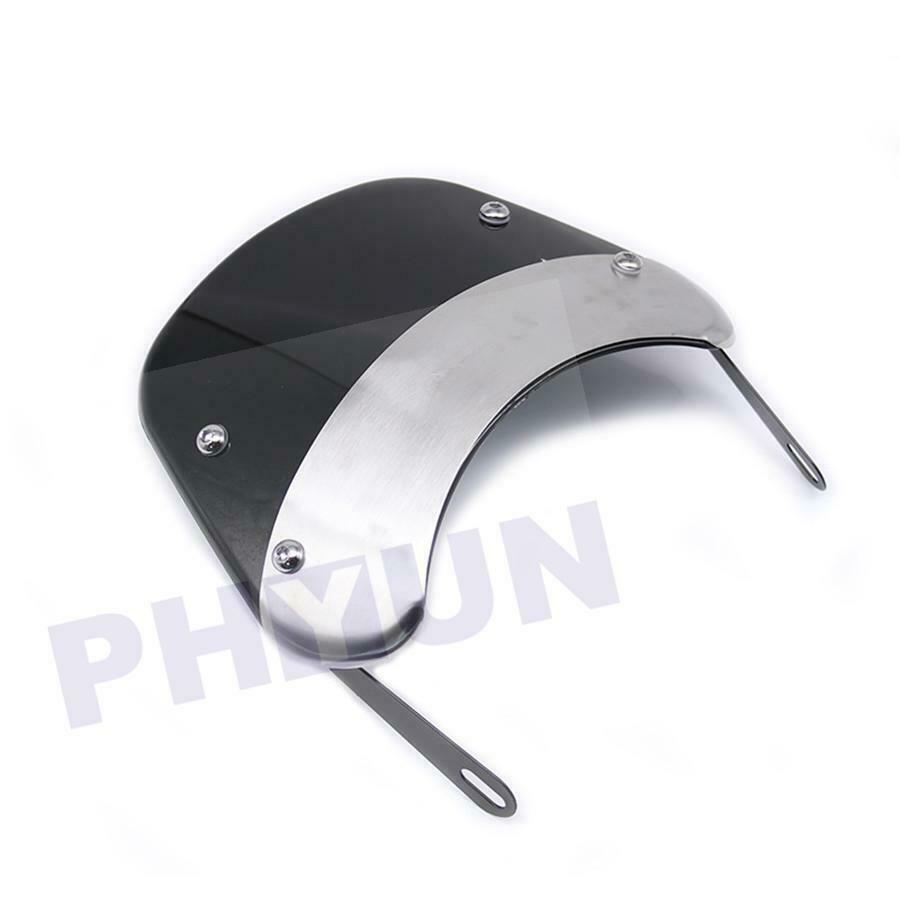 Universal Round Headlights Motorcycle Retro Modification Windshield for 5"&7"
