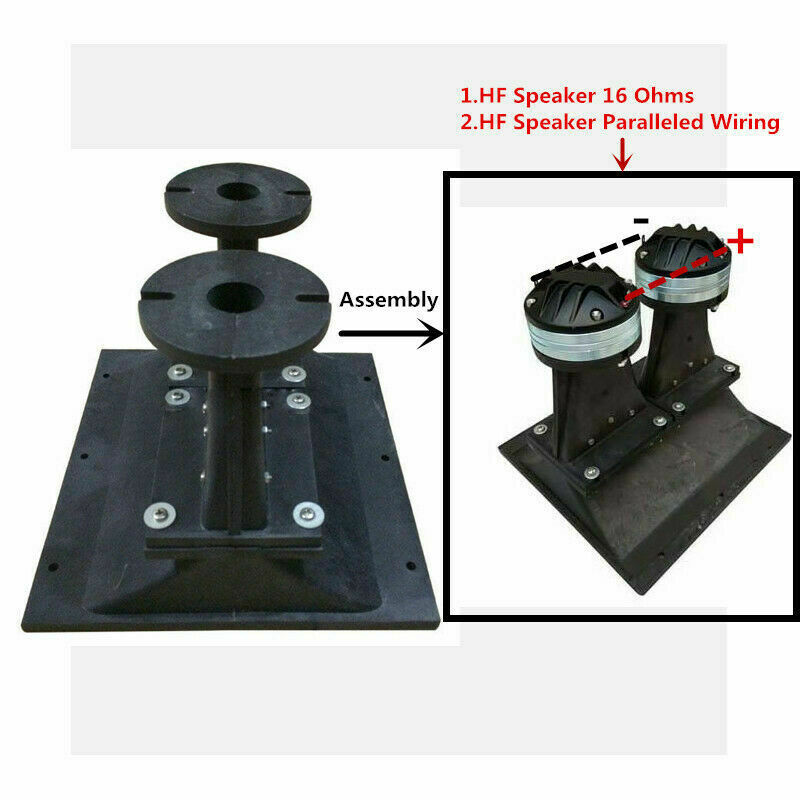 Horn Flare 2x1 Inch WS2410 Professional Audio System For DJ Mixer Stage Home