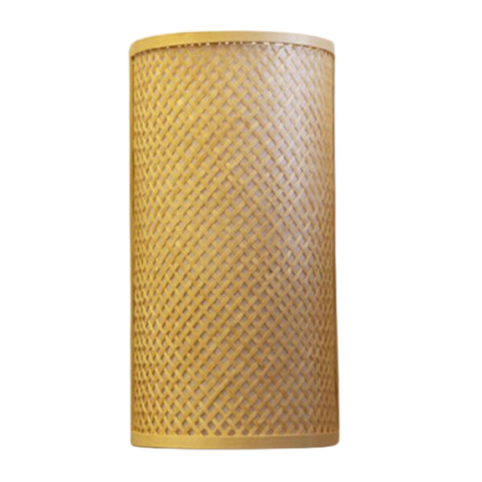Retro Style Wall Light Bamboo Wall Sconce Patio Balcony Loft Cafe Fixtures