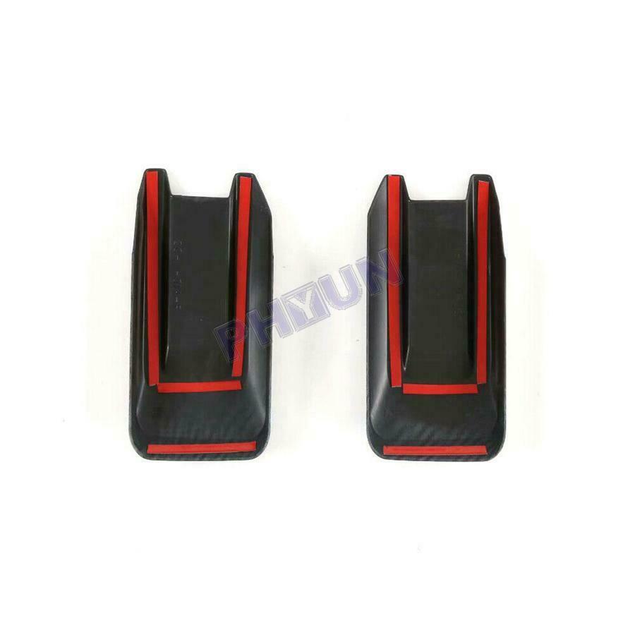 For 2015-2019 Ford F-150 Front Head Light Eyelid Molding Trim Carbon Fiber Color