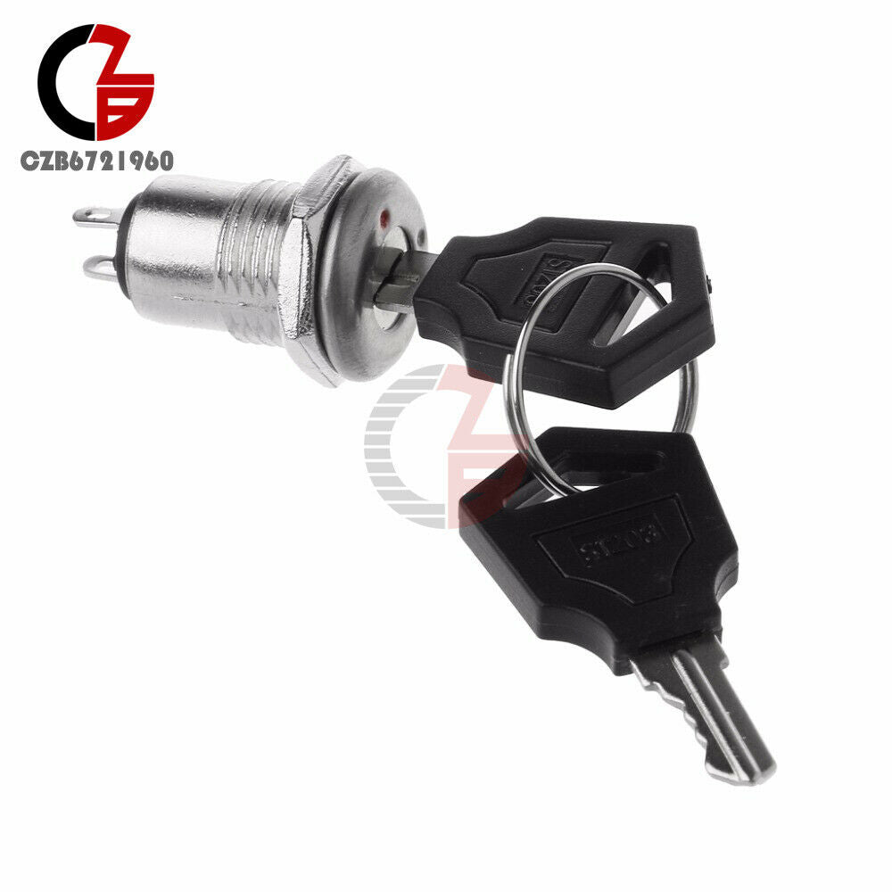 10PCS S1203 Security Power Locks Phone Lock Electronic Key Switch + Free Keys