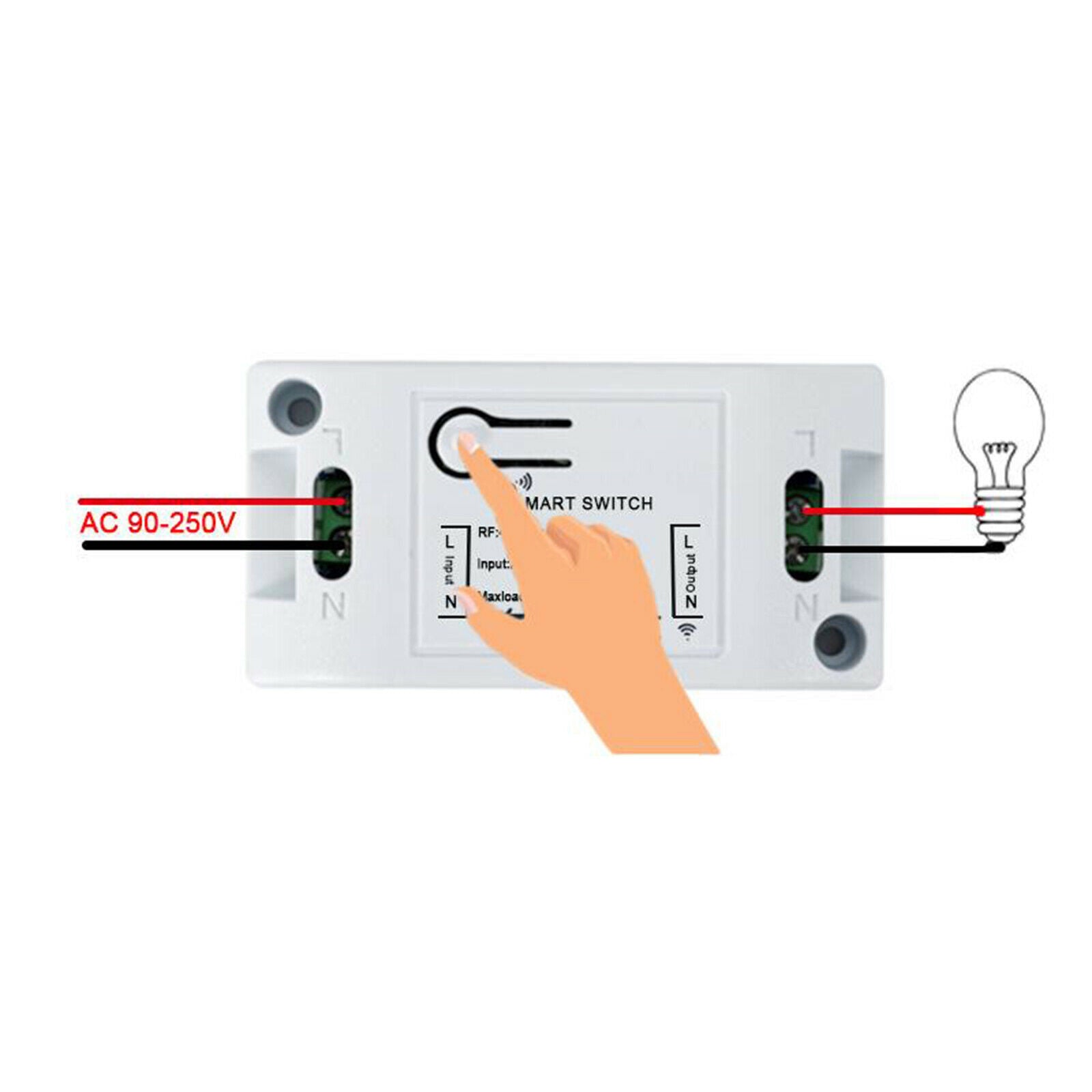 WiFi Smart Light Switch Timer APP Works with   Google Home Appliances