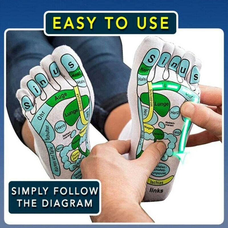 Relieve fatigue and physiotherapy massage acupuncture socks foot massage socks