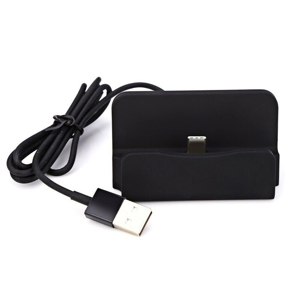 For Mobile Phone Type C Portable Charging + Charging Dock Black Cable