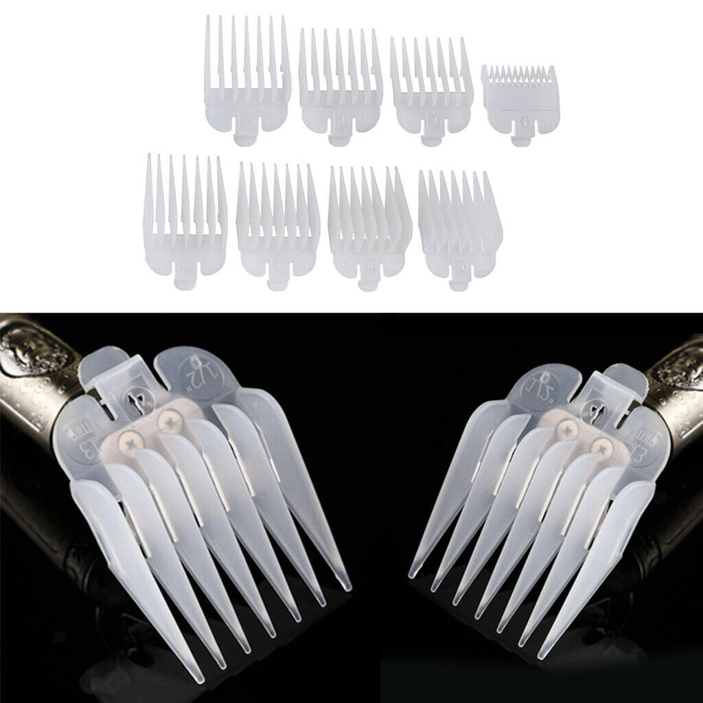 1 Set Professional Hair Trimmer/Clipper Coded Cutting Guide Combs Set Great for