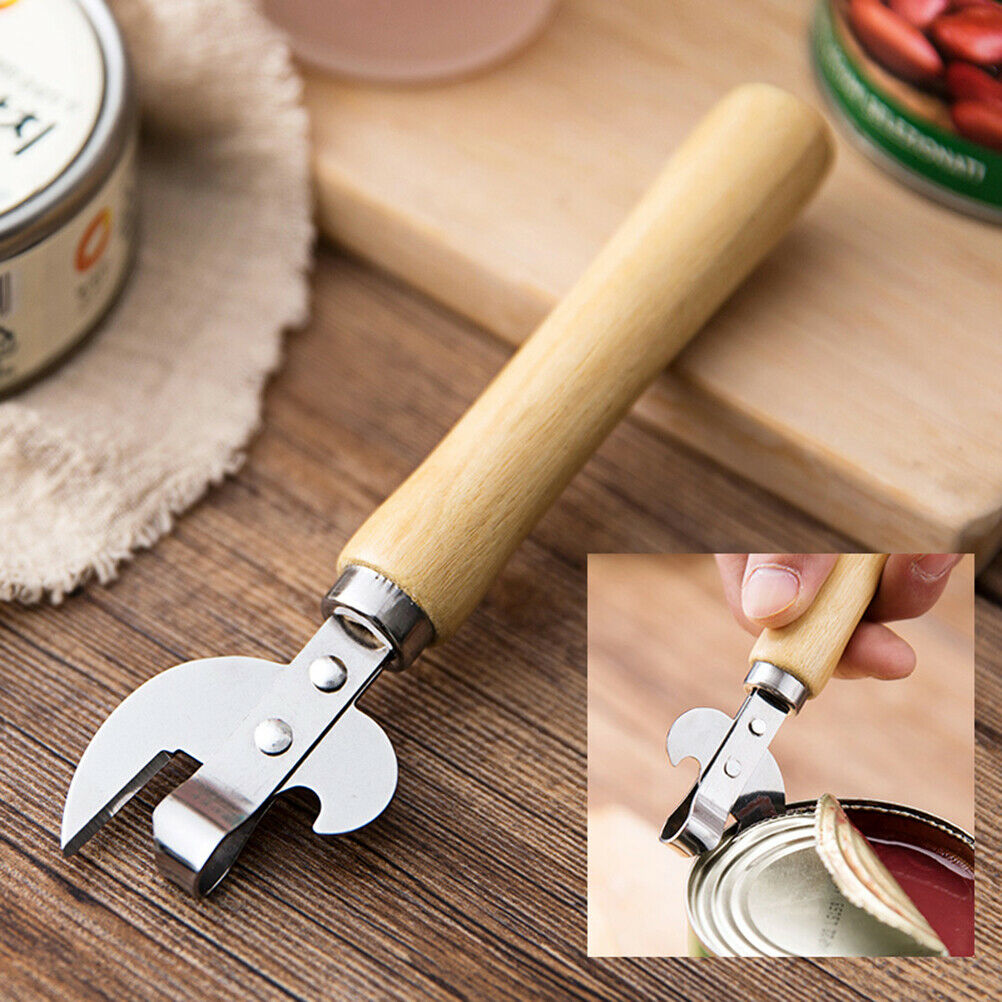 Kitchen Manual Can Opener Outdoor Picnic Jar Bottle Opener Side Cut Can Op.l8