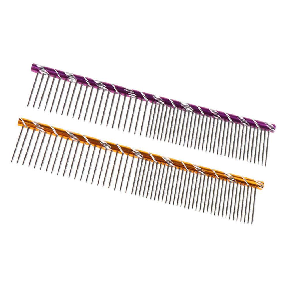 Stainless steel Animal pet hair comb Pet hair grooming tools Essential Props