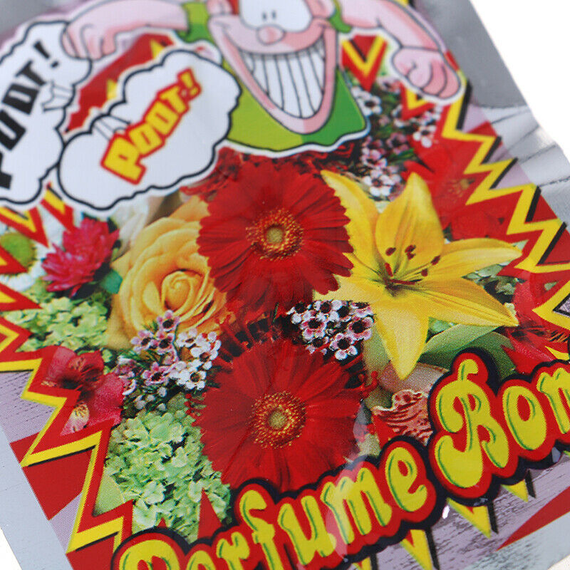 5pcs Funny Fart Bomb Bags flower Bomb Smelly Gags Practical Jokes Fool .DD