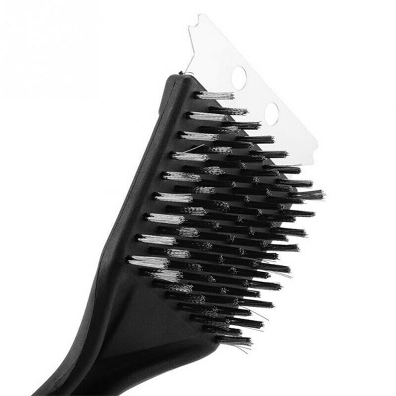 Wire Bristles Cleaning Brushes Barbecue Grill Brush Outdoor BBQ Cleaning .l8