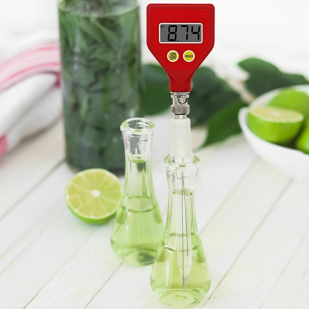Portable Pocket Milk Cheese Soil Food Purity Monitor Electrode Tester Ph Meter