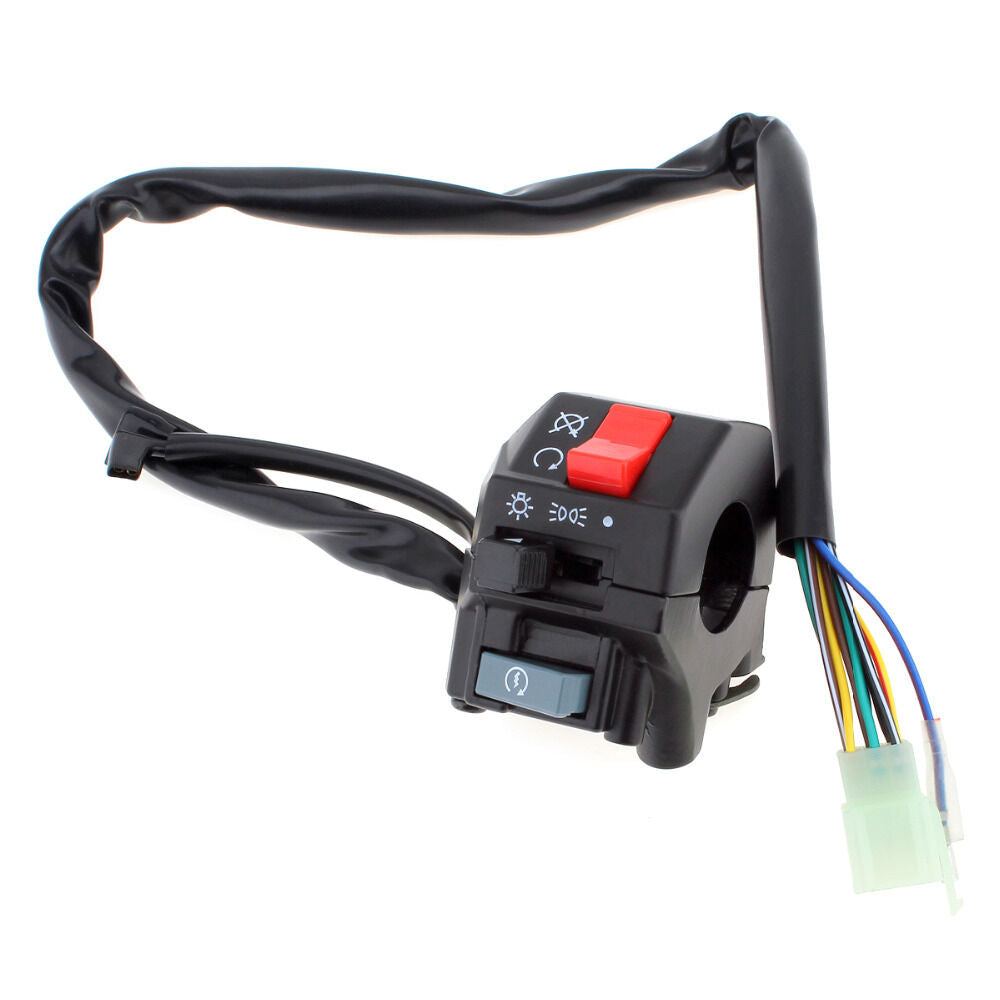 1 Pair Motorcycle 7/8 inch Motorcycle Handlebar On/Off Switch 12V Left & Right