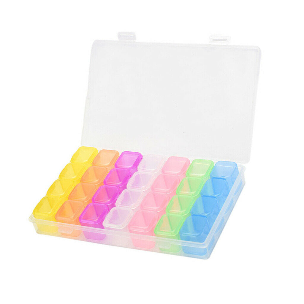 28 Compartments Transparent Sorting Box Storage Box Sorting Box for Storage