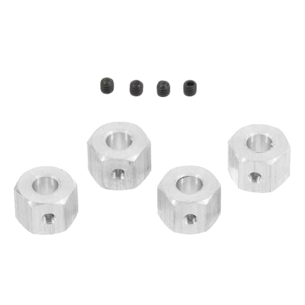 4 Packs 12mm Wheel Drive Hub Converter DIY Part WPL JJRC MN Cars Accessory